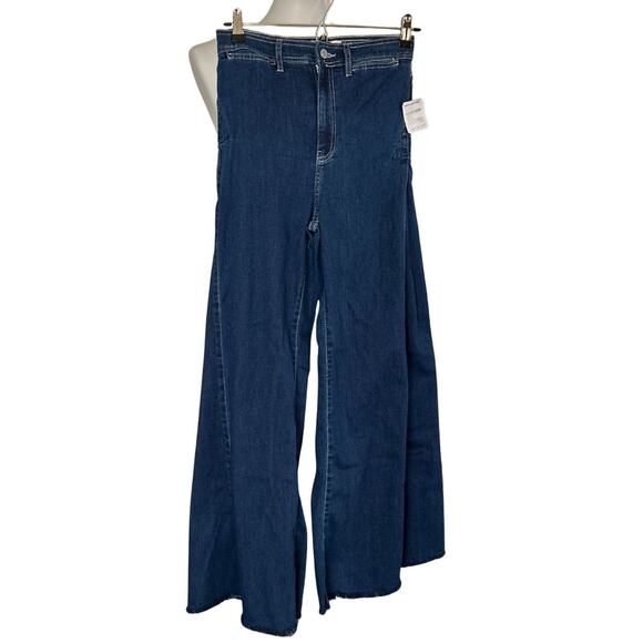 Free People Ultra Wide Leg Jeans, Size 27 NWT - Picture 1 of 6